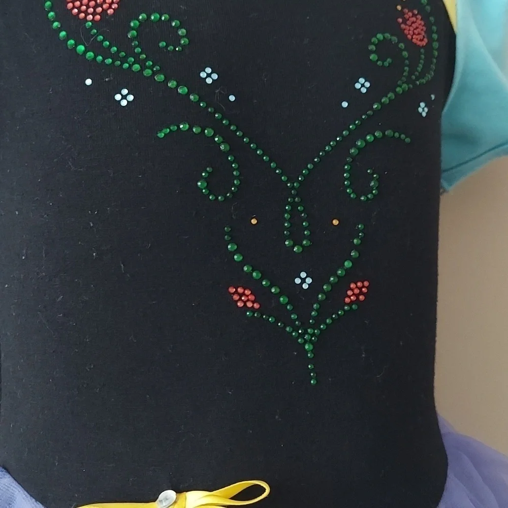 Disney Princess Frozen Anna tutu bodysuit Halloween costume - size 6-12 mos